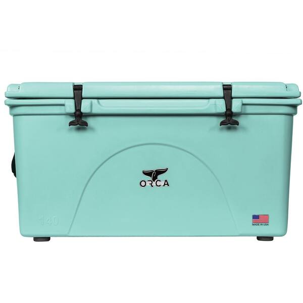 ORCA 140 qt. Hard Sided Cooler in Seafoam ORCSF140 - The Home Depot