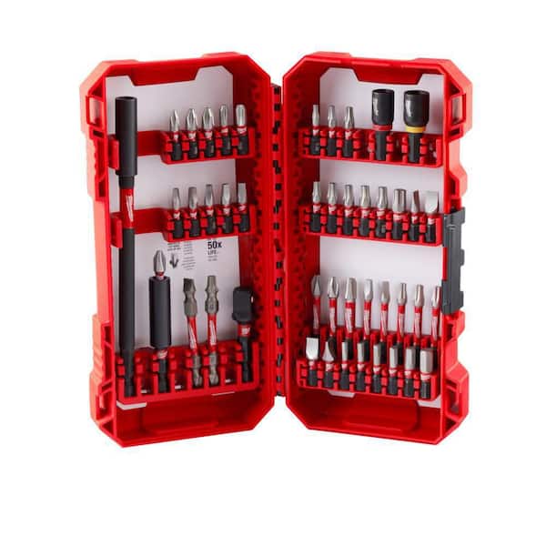 Milwaukee - SHOCKWAVE Impact Duty Alloy Steel Screw Driver Bit Set (45-Piece)