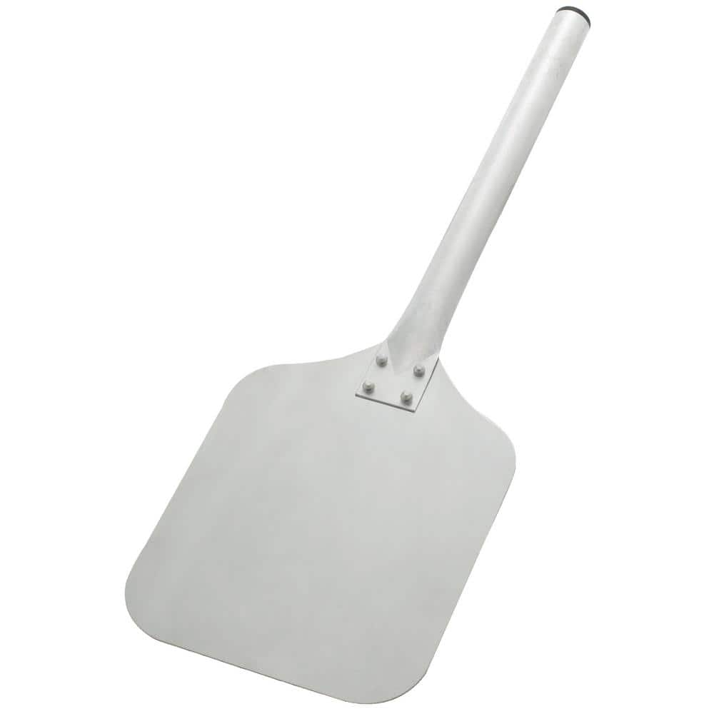 20-Inch Silver Aluminum Pizza Peel with Ergonomic Handle