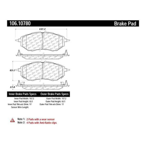 Centric Parts Disc Brake Pad Set