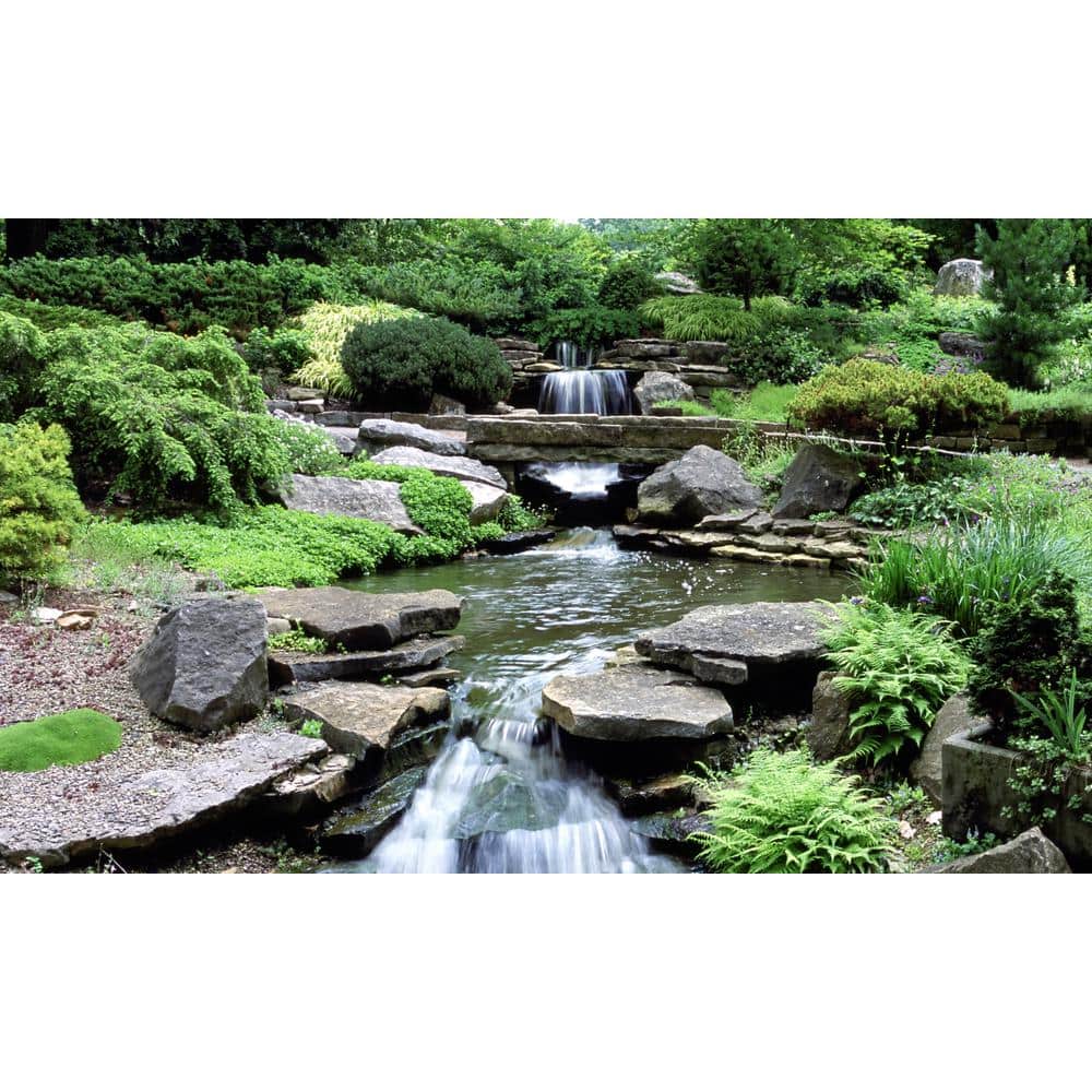 Waterway View - Weather Proof Scene for Window Wells or Wall Mural - 100 in. x 60 in. price history on PriceWatchPro