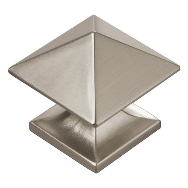 HICKORY HARDWARE Studio Collection 1-1/4 in. Dia Stainless Steel Finish Cabinet Door and Drawer Knob (10-Pack)