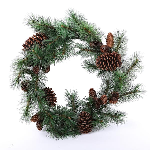 LuxenHome 2 ft. Artificial Decorative Wreath