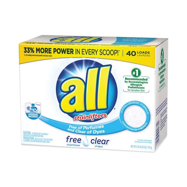 all 52 oz. Multi-Purpose Powder Laundry Detergent, Box, 6/Carton