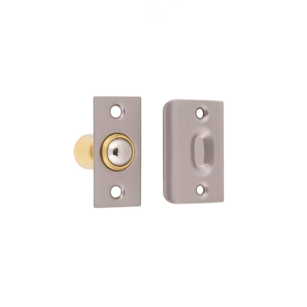 Solid Brass Wide Roller Ball Catch in Satin Nickel price history on PriceWatchPro