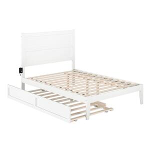 AFI NoHo White Full Bed with Footboard and Twin Trundle AG9161232 - The ...