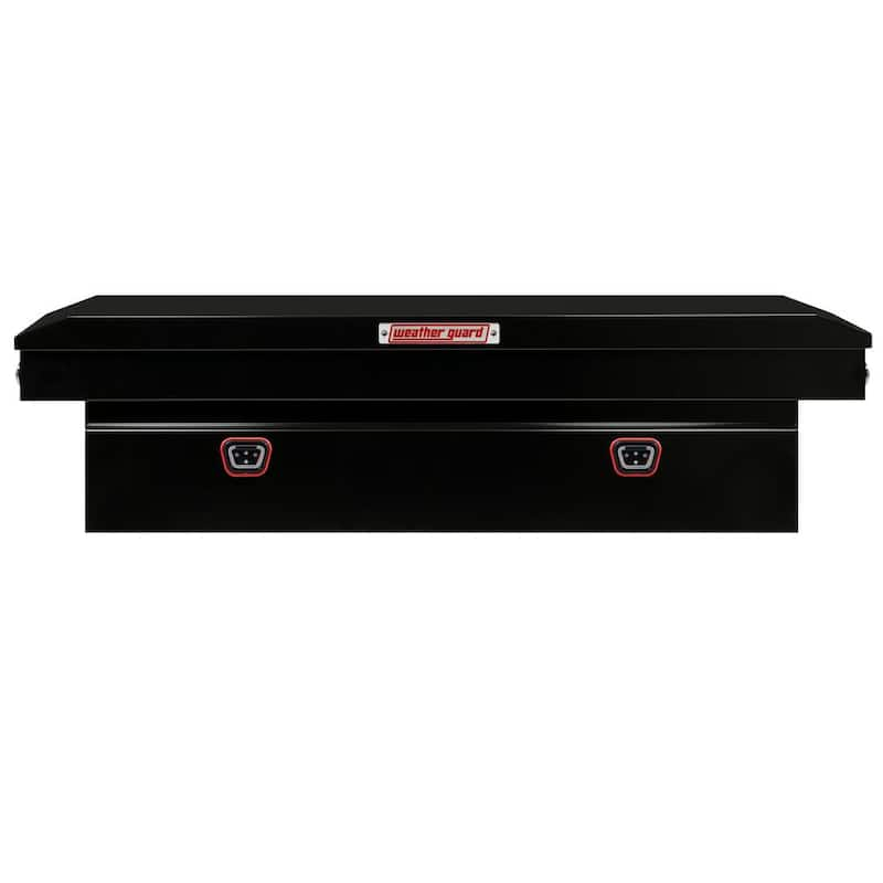 72 in. Gloss Black Steel Full Size Crossover Truck Tool Box