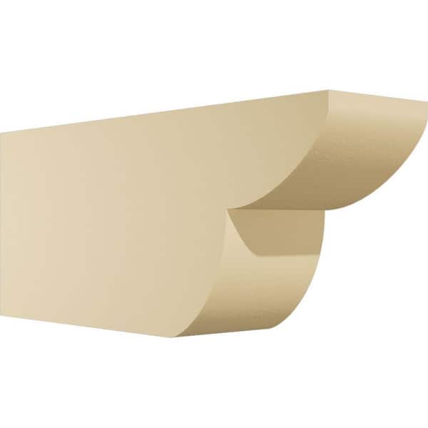 Ekena Millwork Standard Crestline 6 in. W x 10 in. H x 24 in. D Signature Urethane Rafter Tail Outlooker