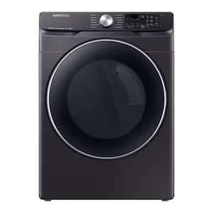 7.5 cu. ft. Fingerprint Resistant Black Stainless Electric Dryer with Steam Sanitize+, ENERGY STAR