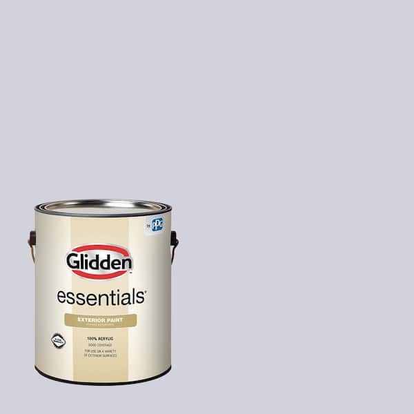 Glidden Essentials 1 gal. PPG1169-3 Glacier Pearl Semi-Gloss Exterior Paint