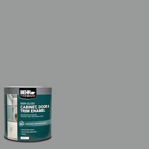 1 qt. #MS-82 Cobblestone Grey Semi-Gloss Enamel Interior/Exterior Cabinet, Door & Trim Paint