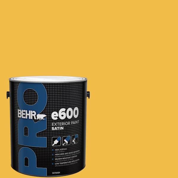 1 gal. #P280-6 Bling Bling Satin Exterior Paint
