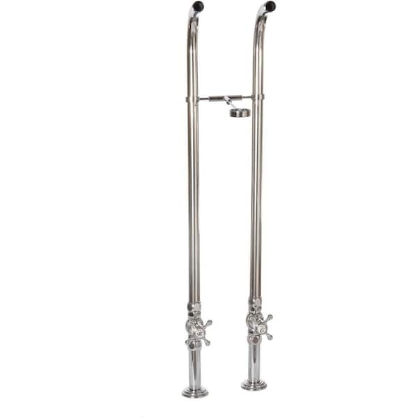 JACUZZI ERA 33 in. Supply Line in Brushed Nickel (1-Pack)