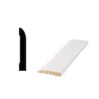 WM 713 9/16 in. x 3-1/4 in. x 96 in. Primed Finger-Jointed Base Moulding