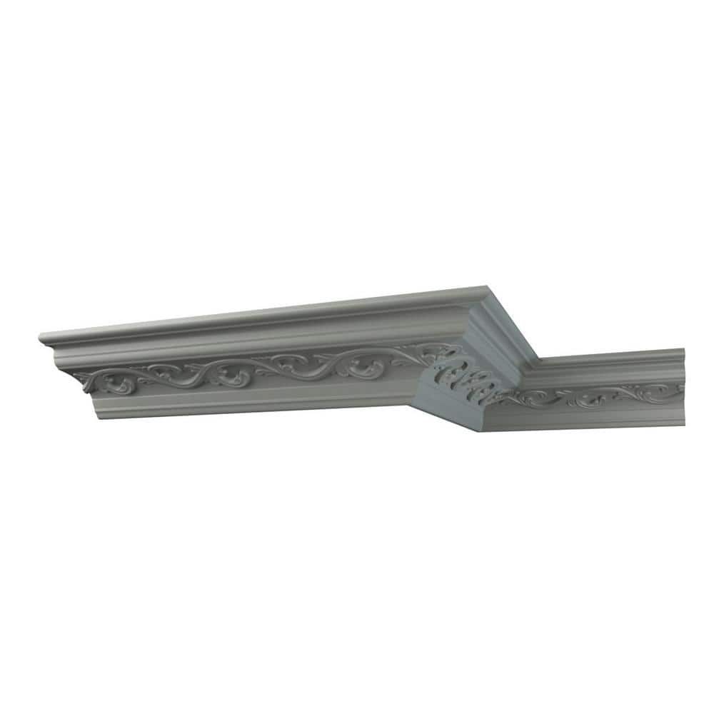 Damian 96 in. Unfinished Polyurethane Crown Moulding