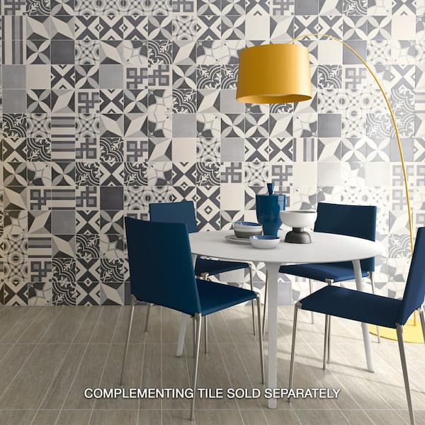 Merola Tile Twenties Frame 7-3/4 in. x 7-3/4 in. Ceramic