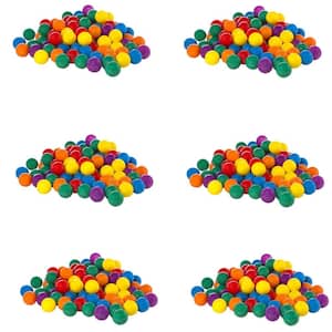 100-Pack Large Multi-Colored Plastic Fun Ballz for Ball Pits (6-Pack)