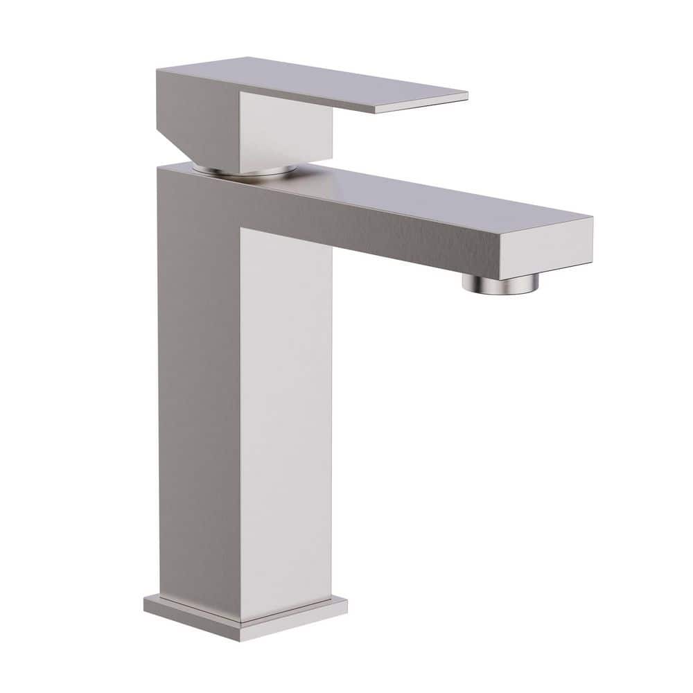 Lidbury Single Handle Low-Arc Single Hole Bathroom Sink Faucet in Brushed Nickel price history on PriceWatchPro