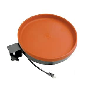 All Seasons 3 in. 1 Outdoor Heated Birdbath, 75-Watts, Brown