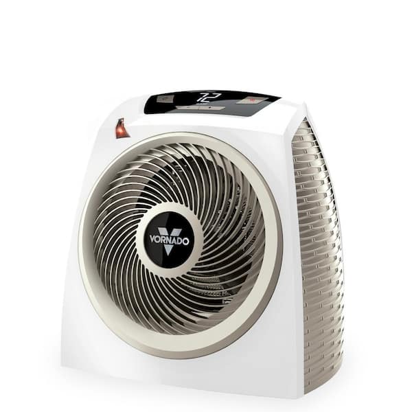 AVH10 1500-Watts White Indoor Electric Fan Forced Space Heater with Auto Climate Control