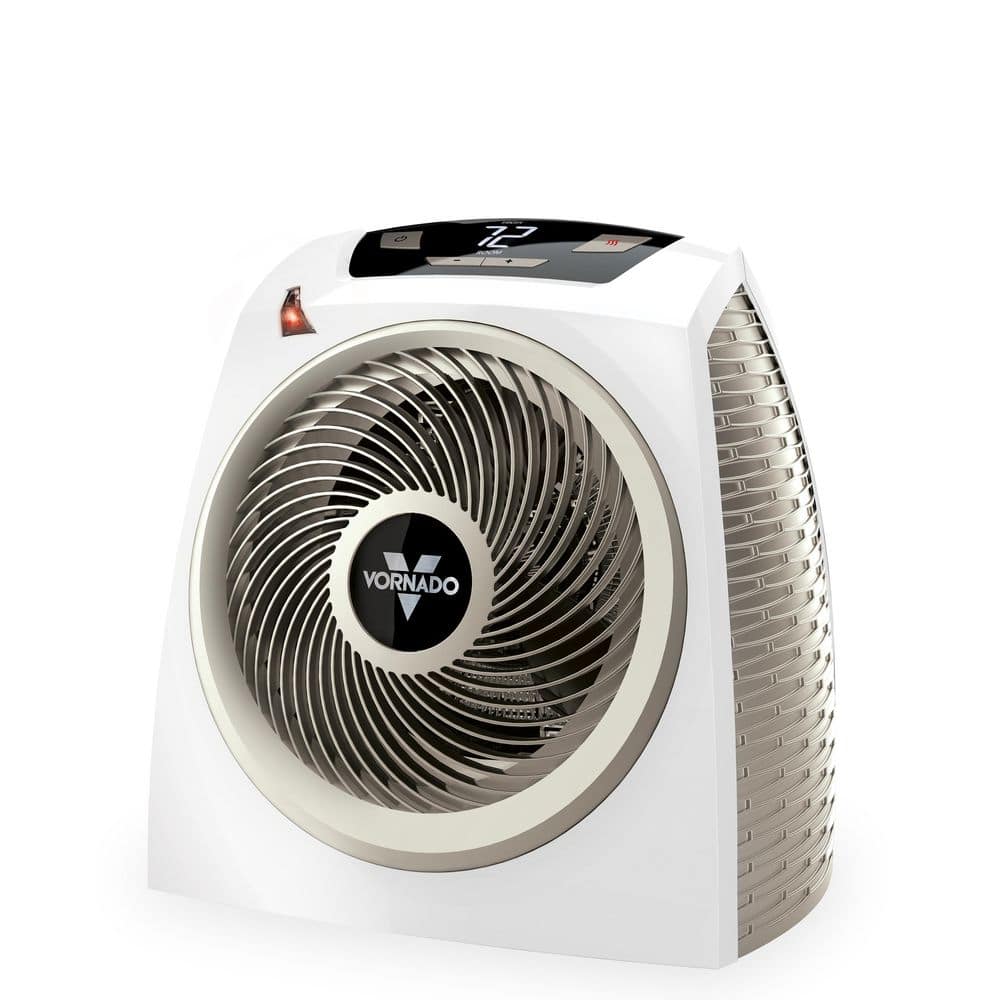Vornado AVH10 1500-Watts White Indoor Electric Fan Forced Space Heater ...