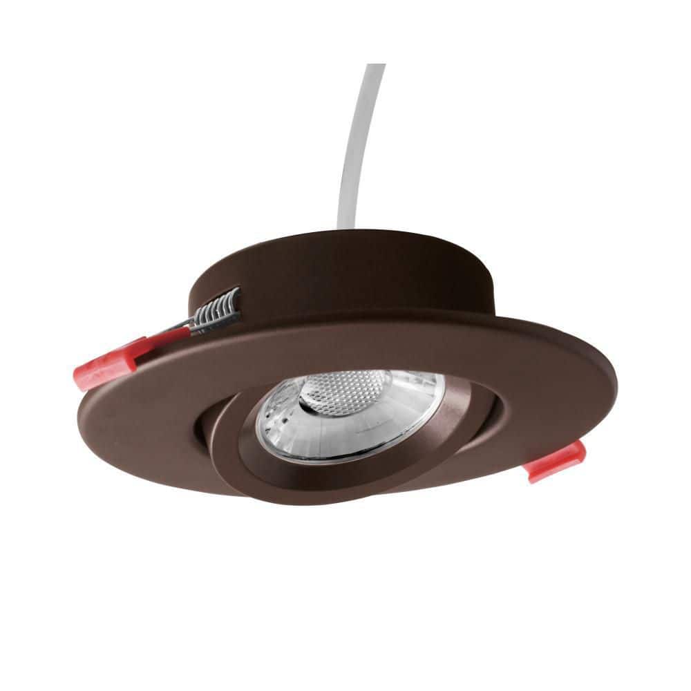 4-Inch Oil-Rubbed Bronze Adjustable LED Recessed Downlight