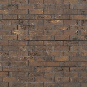 Mantis Copper 11.81 in. x 11.81 in. Matte Porcelain Floor and Wall Mosaic Tile (0.96 sq. ft./Each)