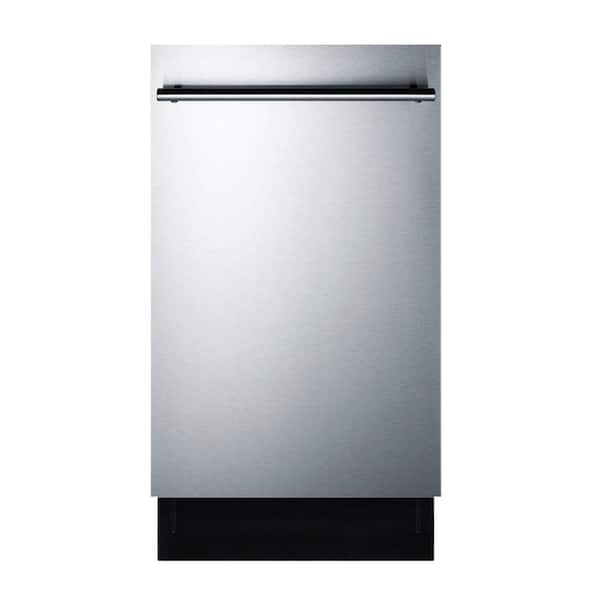 Summit Appliance 18 in. Top Control Dishwasher in Stainless Steel