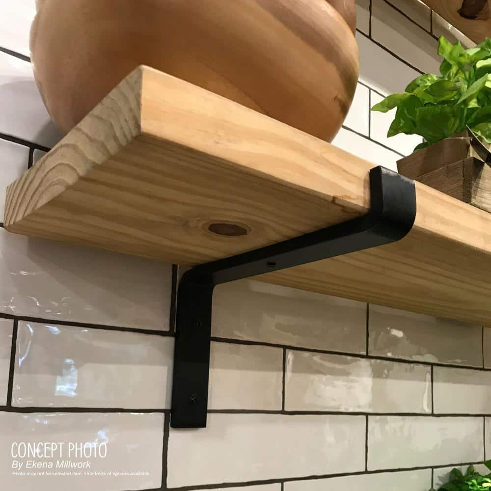 Urban Industrial 6'' Stainless Steel Truss Shelf Bracket