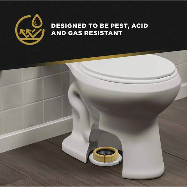 PLUMBFLEX Extra Thick Toilet Wax Ring Kit, Toilet Gasket