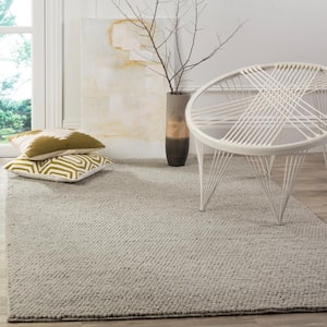 Natura Silver 9 ft. x 12 ft. Solid Area Rug