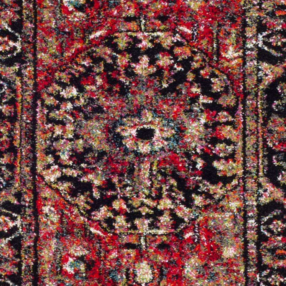 Vintage Hamadan Red/Multi 9 ft. x 12 ft. Area Rug - thumbnail 6