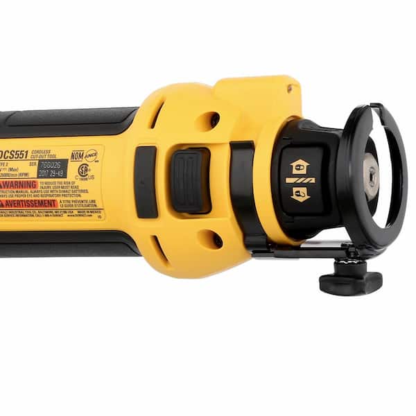 vacancy receive Fable DEWALT 20V MAX Cordless Rotary Drywall Cut-Out Tool with 4.0Ah Compact  Battery and 12V to 20V MAX Charger DCS551BW240C - The Home Depot