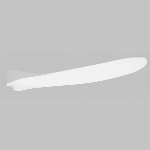 Generation Lighting - Maverick Max LED 70 in. Integrated LED Indoor/Outdoor Matte White Ceiling Fan with White Blades with Remote Control