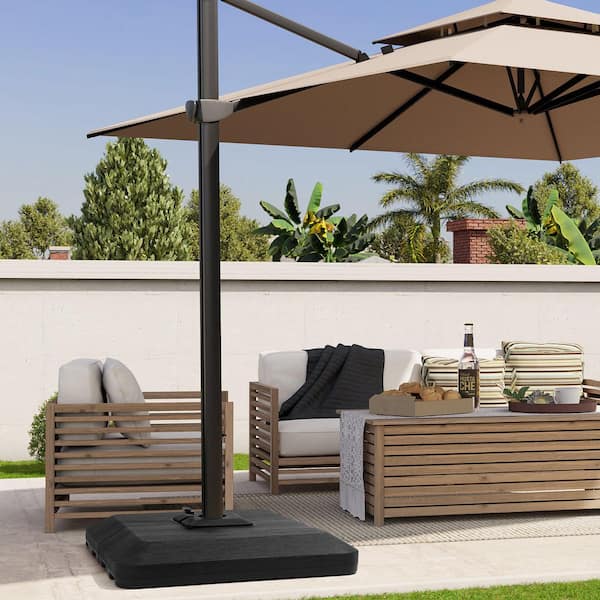 http www.patioliving.com california-umbrella-patio-bases-stand-cacfmt172 Lalafancy Bolt in Patio Umbrella Base, Multifunctional Patio Umbrella Stand Outdoor with Stake, Heavy Duty In Ground Umbrella Holder for Lawn Concrete Mount, Glossy Black : Patio, Lawn & Garden and gardens JUSHUA 225 LBS Cantilever Patio