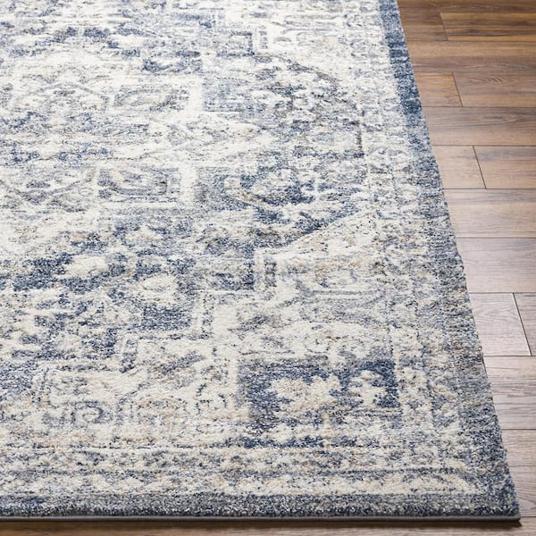 Dominga Blue 4 ft. x 6 ft. Indoor Area Rug