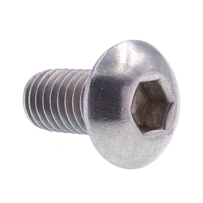 Hillman 44018 Stainless Steel Button-Head Socket Cap Screws (3/8-16 x 1)  - 5 pieces , Zinc