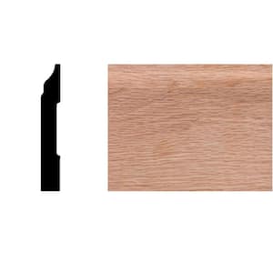 1/2 in. x 3-1/4 in. x 8 ft. Oak Wood Colonial Baseboard Moulding