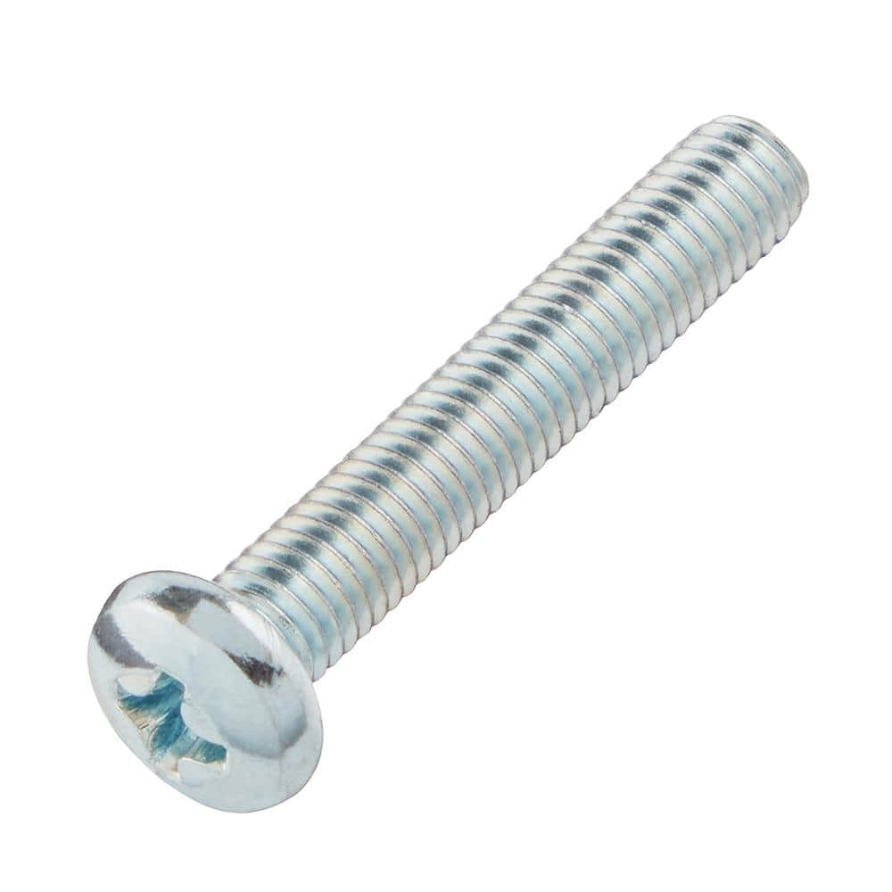 Everbilt M5-0.8x30mm Zinc Pan Head Phillips Drive Machine Screw 2 