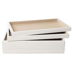White Stackable Tray