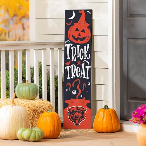 Evergreen 47 in. Double Sided Leaner Halloween Prop Porch Sign