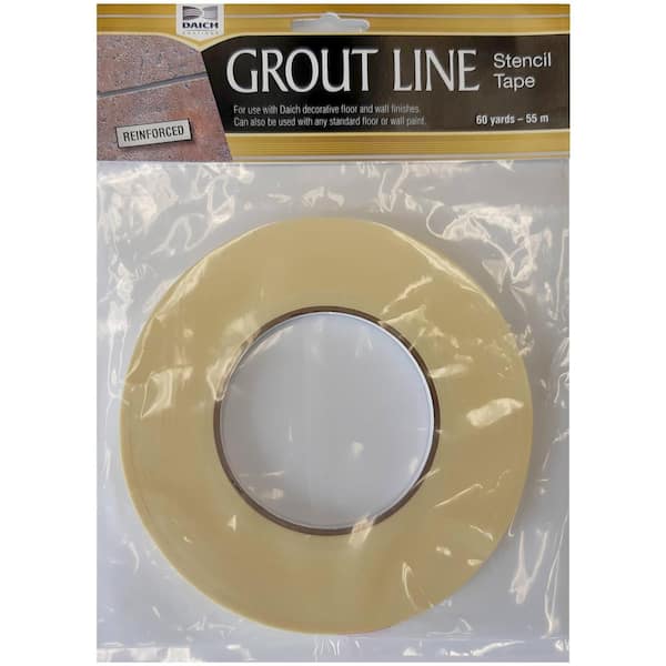DAICH 1/4 in. x 60 yds. Grout Line Stencil Tape High Tack