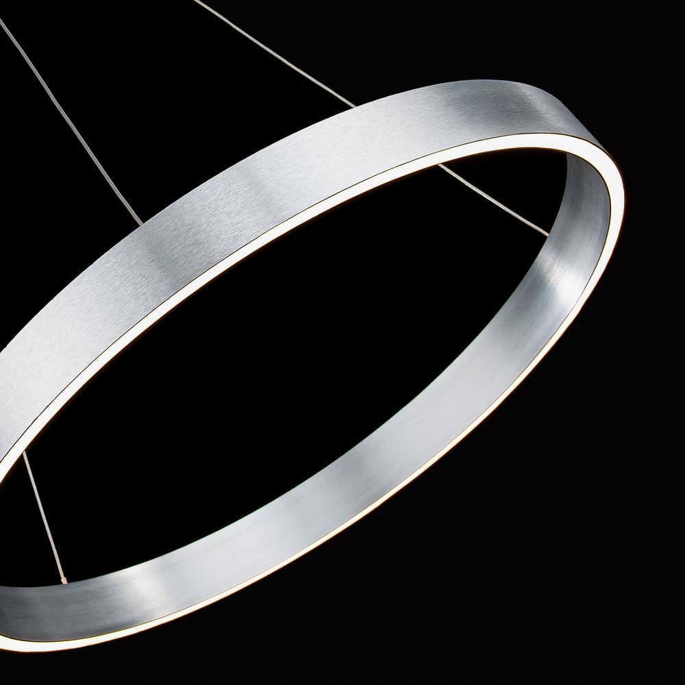 Sirius 18" Brushed Aluminum LED Indoor/Outdoor Pendant