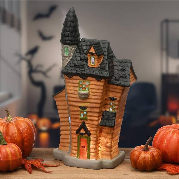 12 Battery Operated LED Witch Halloween Lantern - National Tree Company