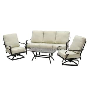 Windsor Collection 4-Piece Wicker All-Weather Conversation Set