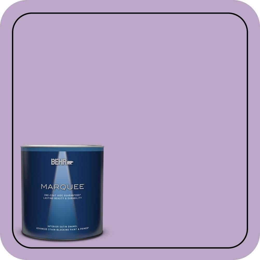 1 qt. #M570-4 Cyber Grape Satin Enamel Interior Paint & Primer price history on PriceWatchPro