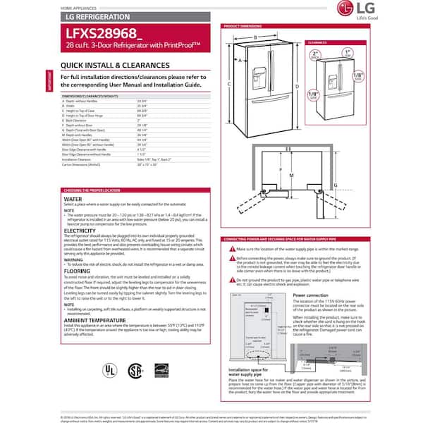 30+ Lg lfxs28968s counter depth ideas