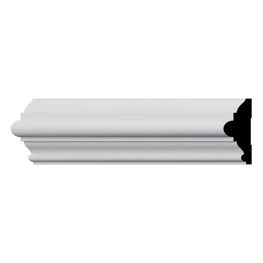 96" White Finger-Joint Pine Chair Rail Moulding