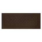 Embossed Mocha 3 ft. x 4 ft. Door Mat by TrafficMaster in good