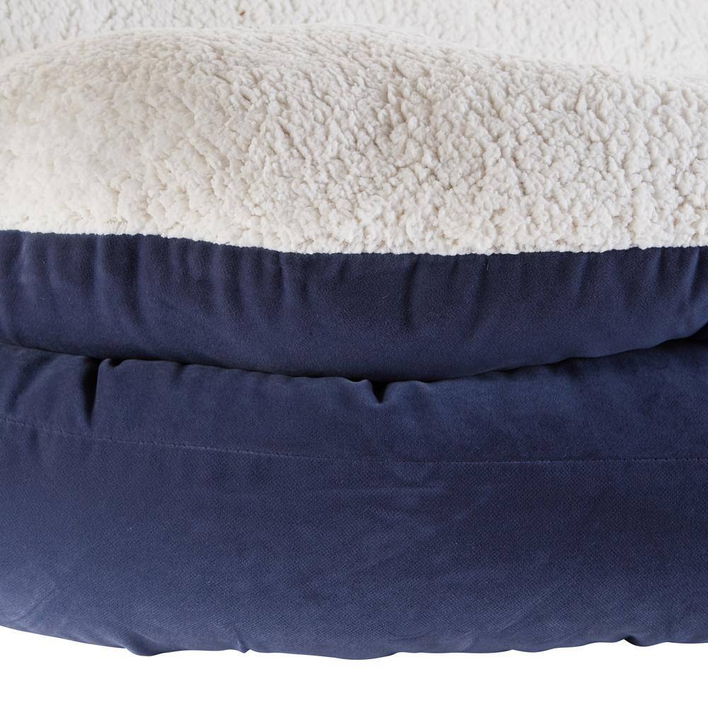 Medium Denim Orthopedic Elevated Chew Resistant Dog Bed